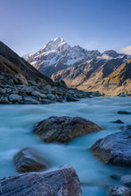 Load image into Gallery viewer, aoraki mt cook hooker river sunshine
