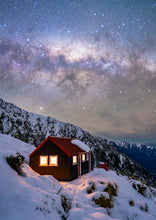 Load image into Gallery viewer, chancellor hut astrophotography fox glacier