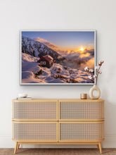 Load image into Gallery viewer, Chancellor Hut Snowy Sunset