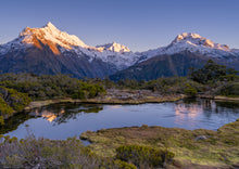 Load image into Gallery viewer, key summit sunrise light fiordland