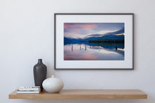 Load image into Gallery viewer, pink sunset colour lake monowai fiordland