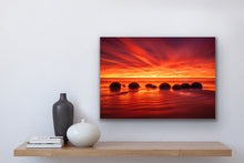 Load image into Gallery viewer, Moeraki Boulders Fiery Dawn