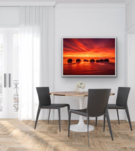 Load image into Gallery viewer, Moeraki Boulders Fiery Dawn