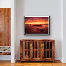 Load image into Gallery viewer, Moeraki Boulders Intense Sunrise