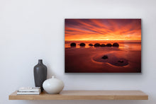 Load image into Gallery viewer, Moeraki Boulders Intense Sunrise