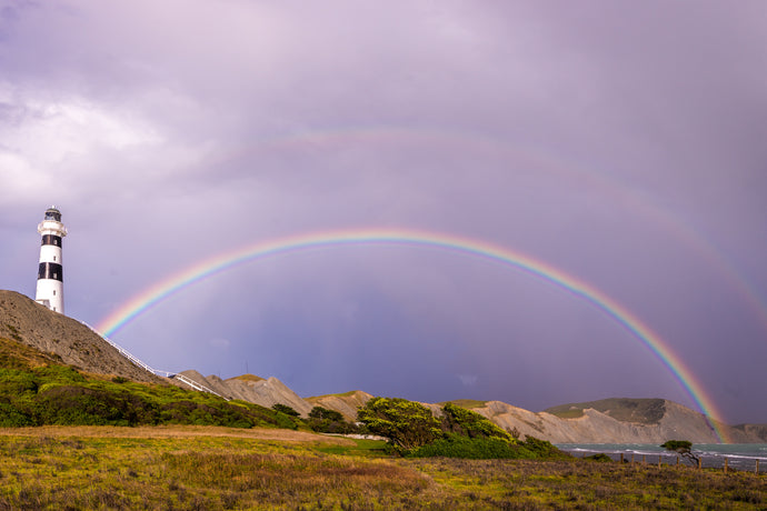Cape Campbell Lighthouse Rainbow
