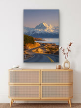 Load image into Gallery viewer, Golden Morning Mt Cook Road