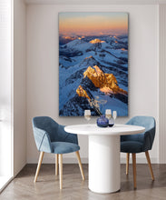 Load image into Gallery viewer, First Light on NZ Mountains
