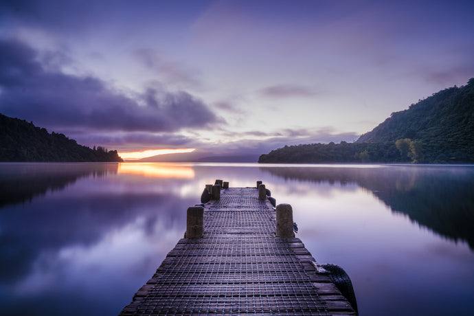 Lake Tarawera Purple Dawn