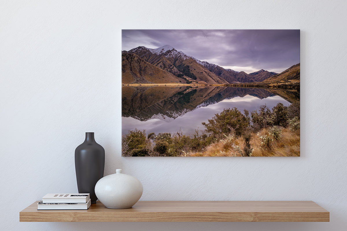 Moke Lake Reflection Queenstown NZ Fine Art Prints Canvas Meghan