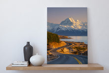 Load image into Gallery viewer, Golden Morning Mt Cook Road