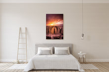 Load image into Gallery viewer, Thames Wharf Stormy Sunset