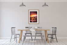 Load image into Gallery viewer, Thames Wharf Stormy Sunset