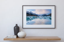 Load image into Gallery viewer, aoraki tasman lake sunset icebergs