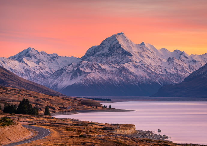 aoraki mt cook sunrise peters lookou