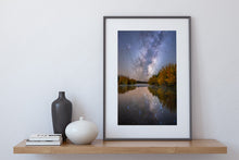 Load image into Gallery viewer, autumn milky way reflections twizel lagoon