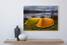 Load image into Gallery viewer, boats lake alexandrina winter mood canvas