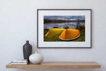 Load image into Gallery viewer, boats lake alexandrina winter mood print