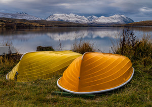 boats lake alexandrina winter mood