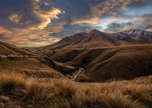 Load image into Gallery viewer, danseys pass sunset central otago