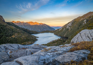 lake norwest kepler mountains fiordland