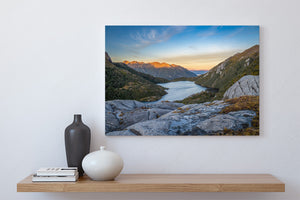 lake norwest kepler mountains fiordland