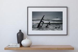 gairloch shipwreck mood taranaki print