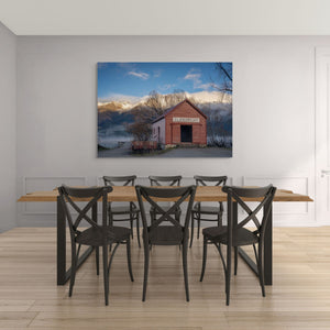 Glenorchy Shed Winter Sunrise