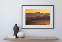 Load image into Gallery viewer, golden mountain layers sunrise wanaka