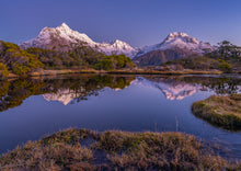 Load image into Gallery viewer, key summit fiordland winter dawn
