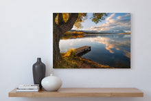 Load image into Gallery viewer, alexandrina autumn tree reflecions tekapo