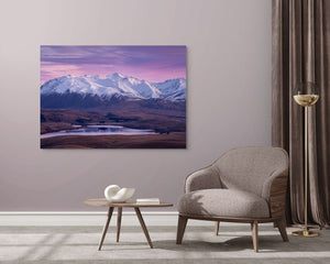 Pink Sunrise Mt John Tekapo