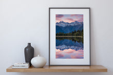 Load image into Gallery viewer, Lake Matheson Pink Sunrise Reflections