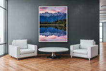 Load image into Gallery viewer, Lake Matheson Pink Cloud Sunrise