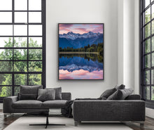 Load image into Gallery viewer, Lake Matheson Pink Cloud Sunrise