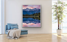 Load image into Gallery viewer, Lake Matheson Pink Cloud Sunrise