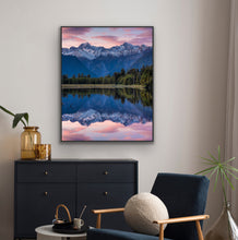 Load image into Gallery viewer, Lake Matheson Pink Cloud Sunrise