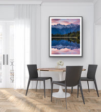 Load image into Gallery viewer, Lake Matheson Pink Cloud Sunrise