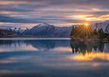 Load image into Gallery viewer, lake rutaniwha sunset twizel