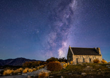 Load image into Gallery viewer, milky way church good shepherd tekapo