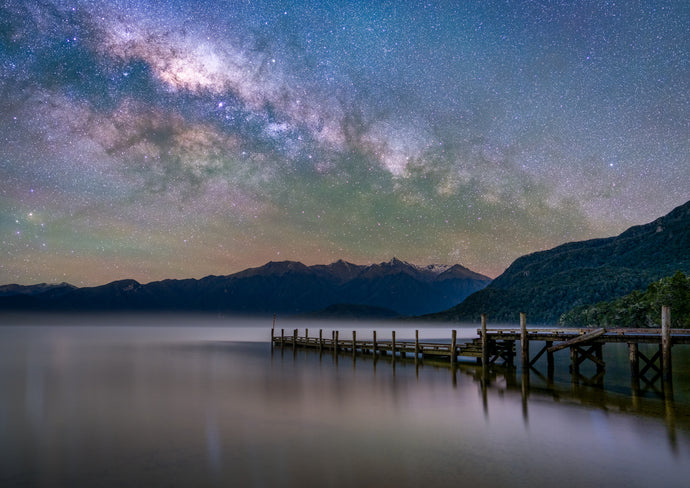 milky way lake hauroko fiordland