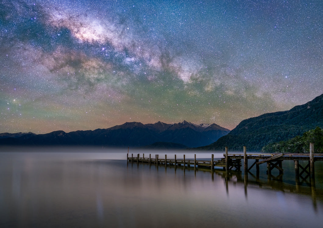 milky way lake hauroko fiordland