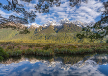 Load image into Gallery viewer, mirror lakes reflection fiordland