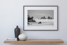 Load image into Gallery viewer, motukiekie beach black white west coast