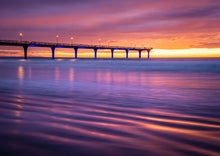 Load image into Gallery viewer, new brighton pier sunrise sand patterns