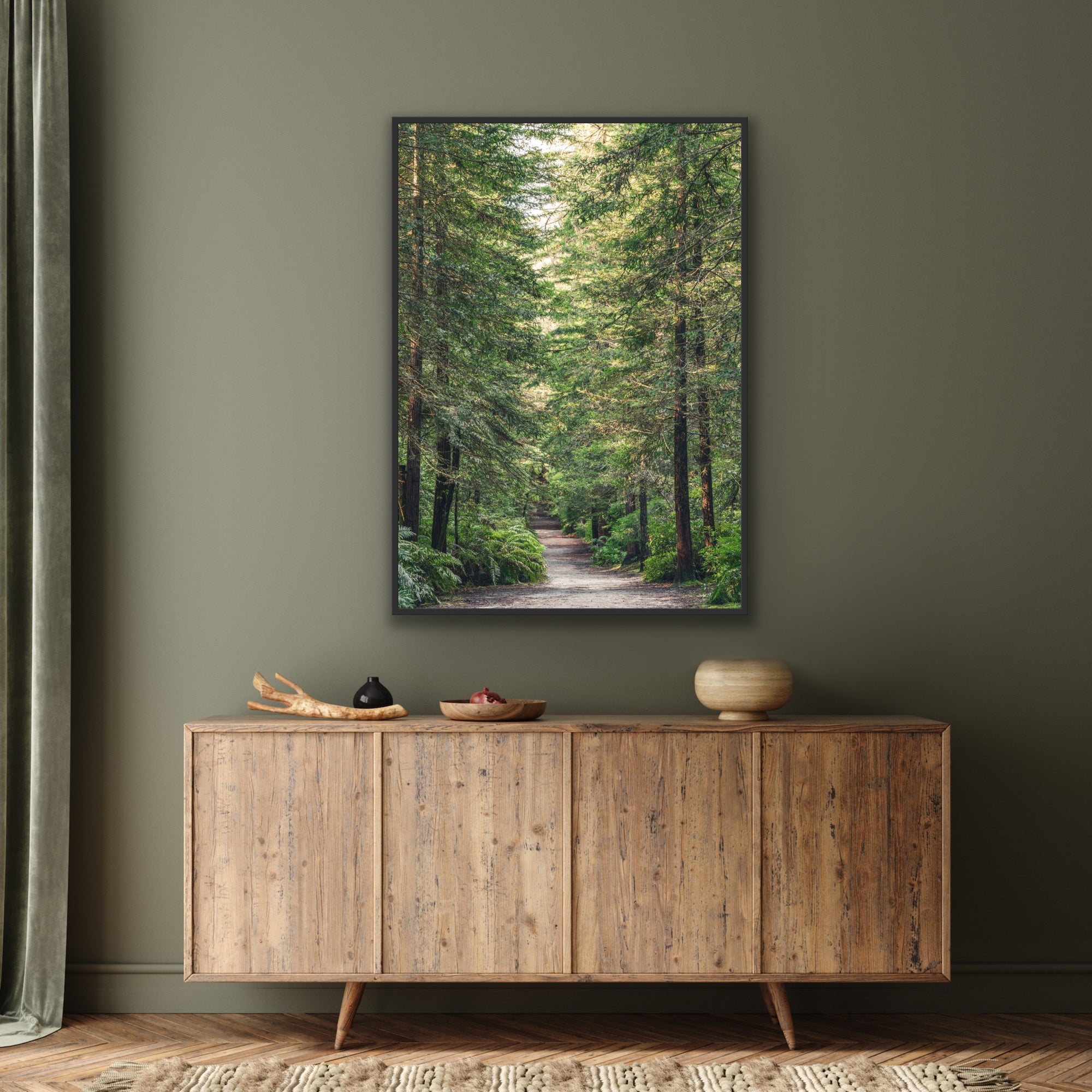Redwood Forest Path Rotorua NZ Fine Art Prints Canvas Meghan redwood-forest-path-rotorua-nz-fine-art-prints-canvas-meghan