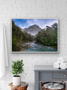 Routeburn River Misty Forest