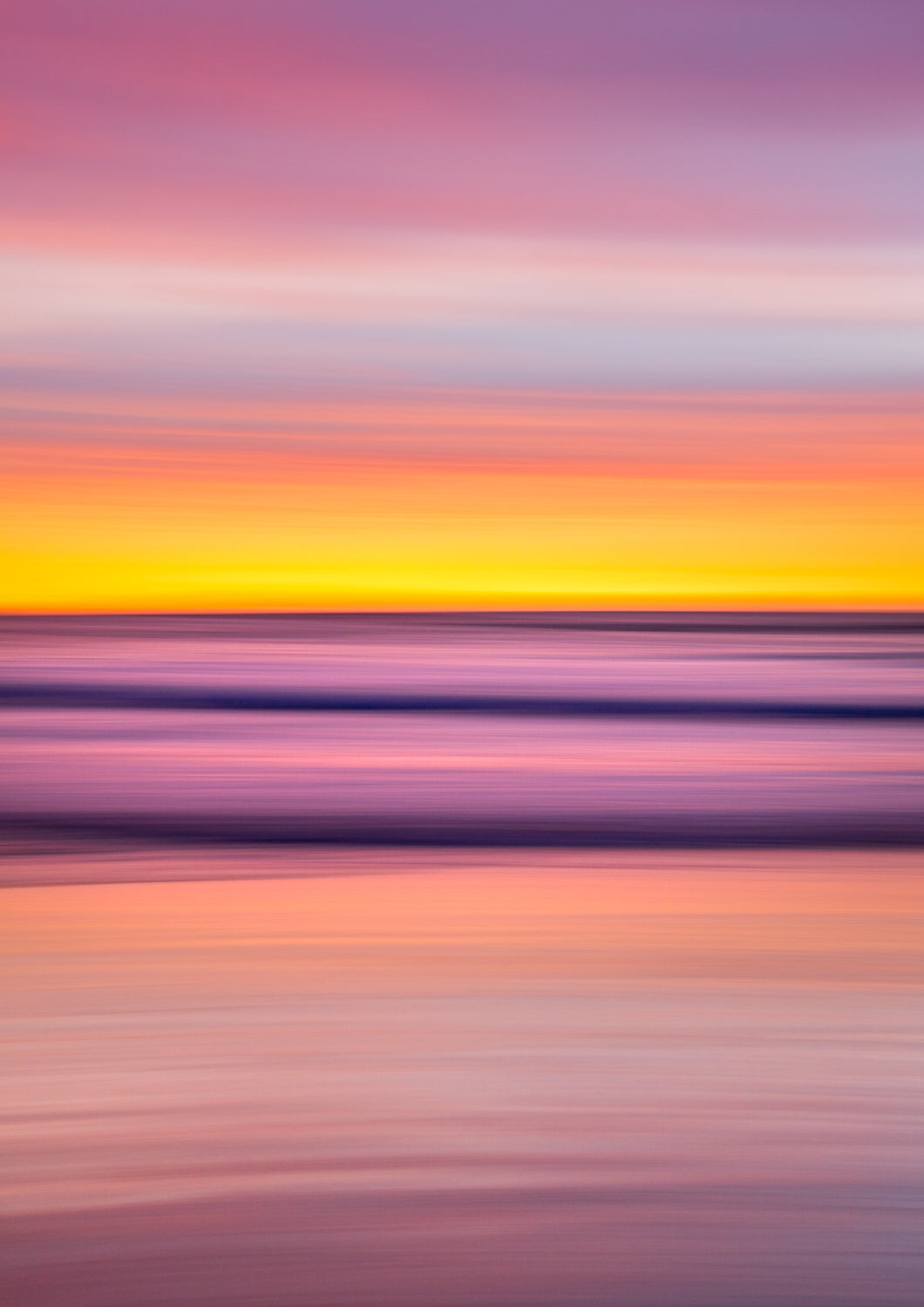 Brighton Beach Sunrise Blur