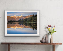 Load image into Gallery viewer, Lake Matheson Golden Sunset