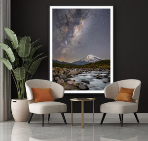 Milky Way over Mount Taranaki